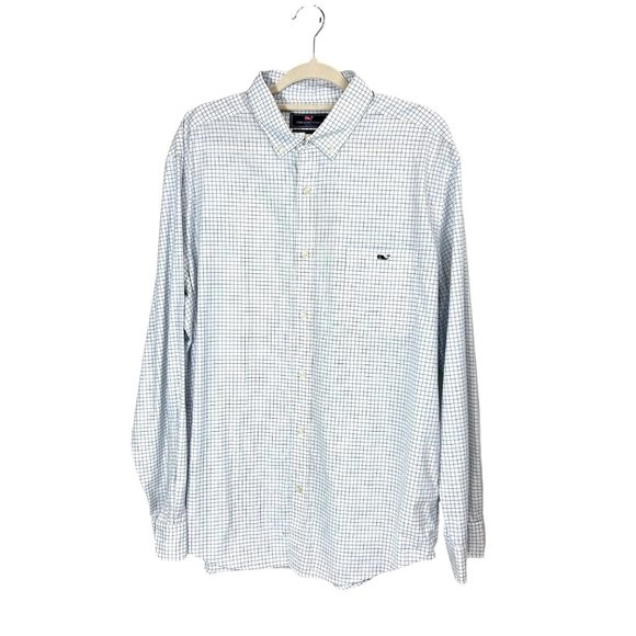 Vineyard Vines Other - Vineyard Vines Shirt Mens XL White Button Down Classic Fit Tucker Window Pane